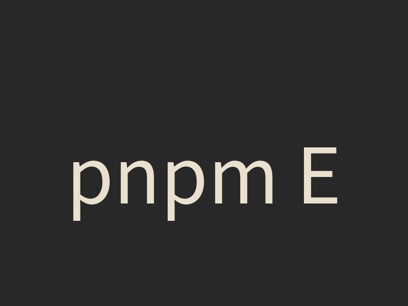 pnpm ERR_PNPM_INVALID_PROXY 怎麼修？先清掉空的代理設定
